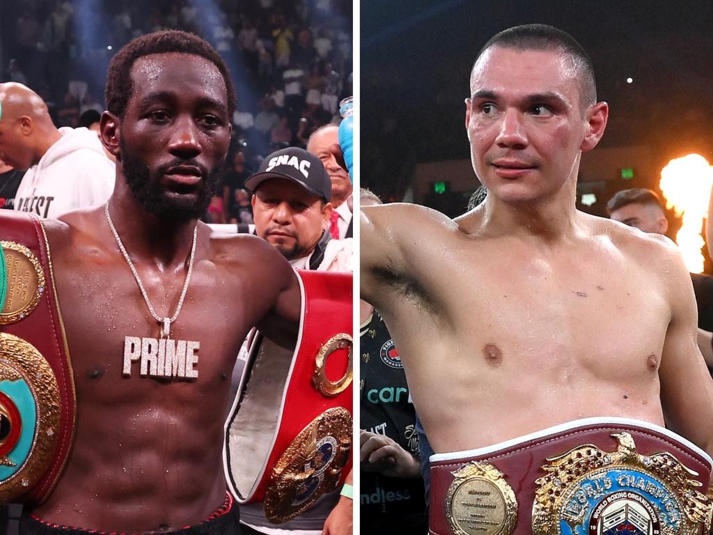 Terence Crawford and Tim Tszyu could have fought last year. Picture: Getty