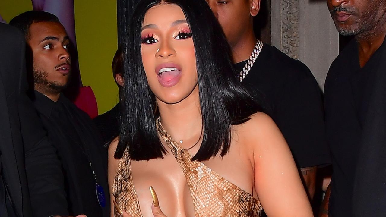 Cardi Bs Very Revealing Post Vmas Dress The Advertiser