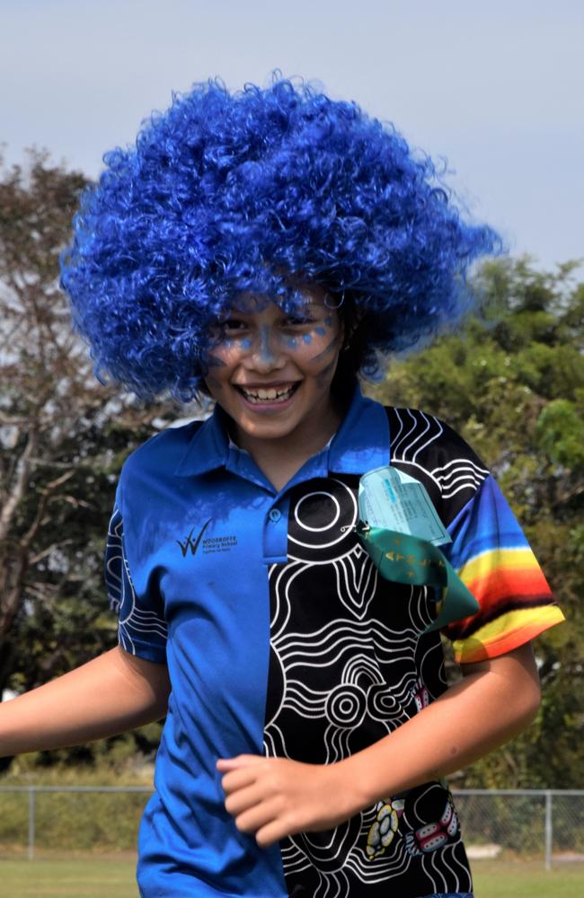 Woodroffe Primary School student Angel Dahoklory-Jones is looking forward to ‘going on rides at the Darwin Show’ these school holidays. Picture: Sierra Haigh