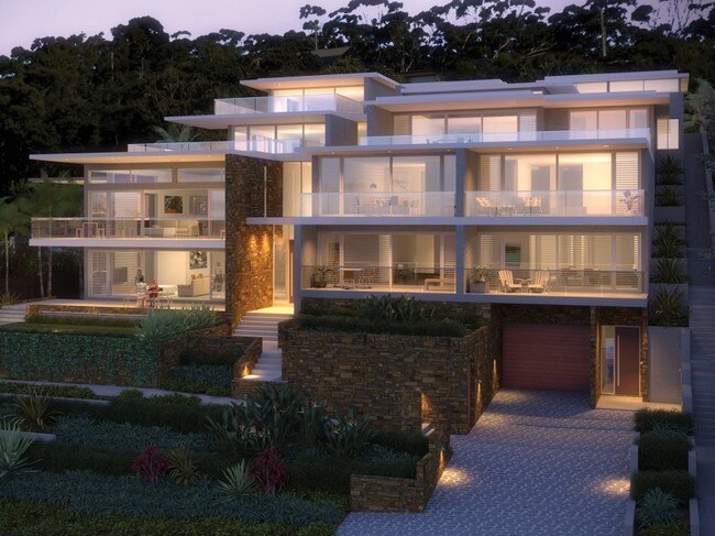 An artist's impression of the development of 12 luxury apartments at Campbell Cres, Terrigal. Picture: Supplied