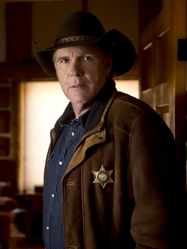 Robert Taylor in a scene from Netflix series Longmire.