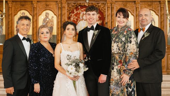 Toula Georges and Kiernan Tait’s wedding. Picture: Lover of Mine