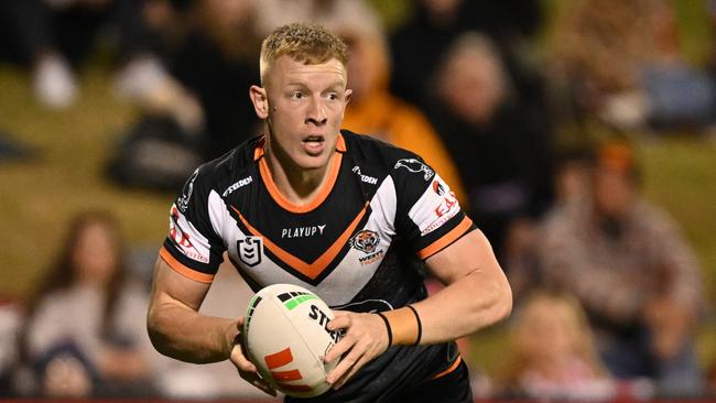 Alex Seyfarth will stay at the Tigers despite interest elsewhere. Picture: NRL Images