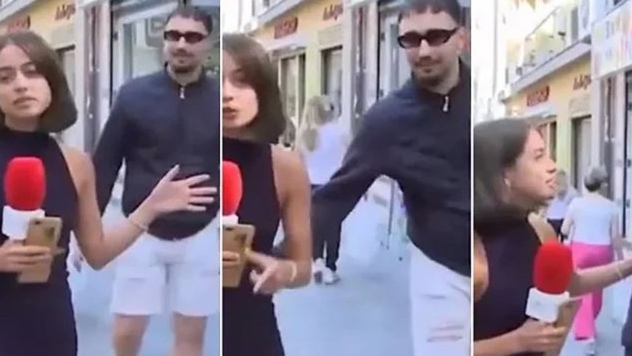 Spanish Reporter Isa Balado Allegedly Groped During Live Tv Broadcast Au — Australia 6387