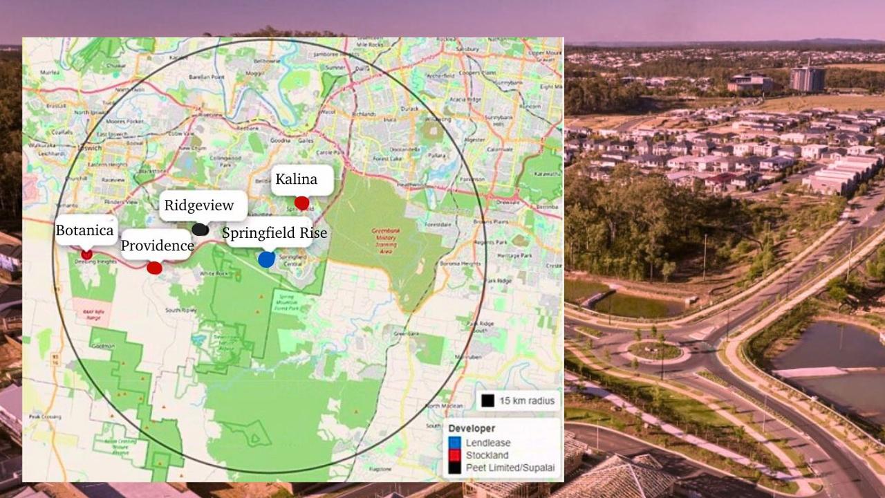 Ipswich housing estates and who owns them.