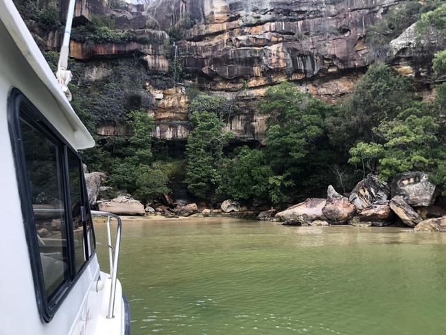 Refuge Bay is often a popular spot for boat goers.