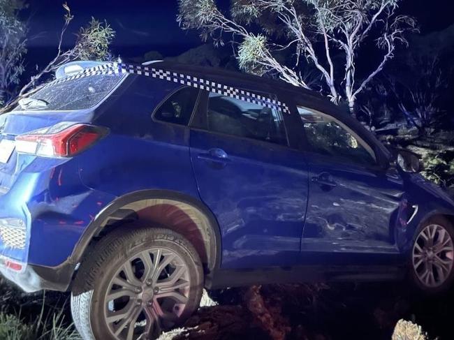 A car found crashed and abandoned has prompted an appeal from police for its owners. Picture: SA Police
