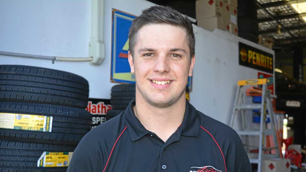 AWARD WINNER: Lockyer Automotive apprentice Jayden Manteufel wants to keep his customers happy. Picture: Meg Bolton