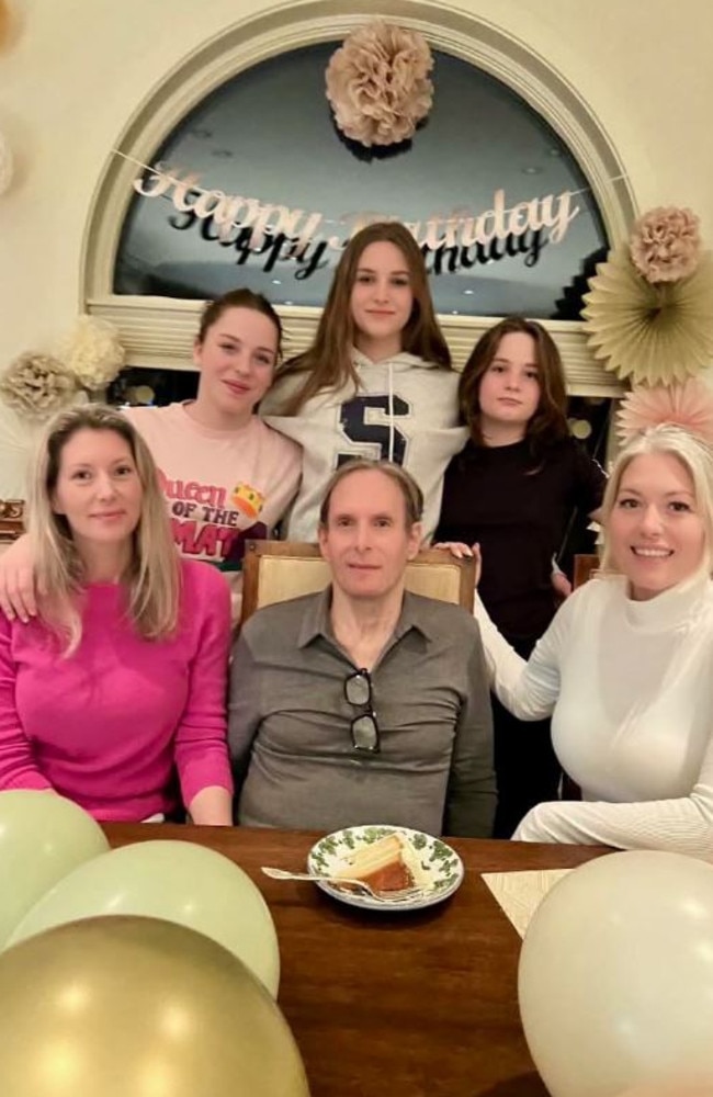 Michael Bolton with his daughters and grandkids. Picture: Facebook