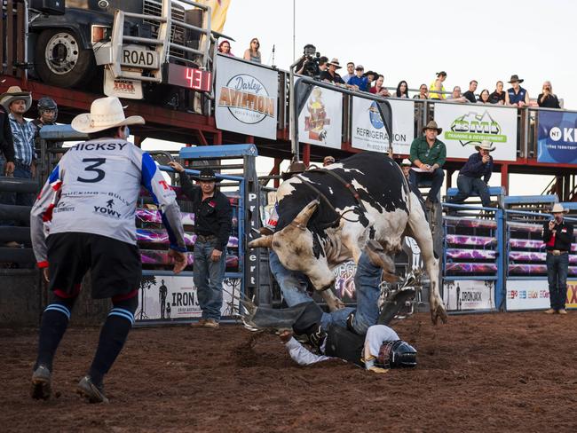 All the action at the sold-out 50th iteration of the Noonamah Tavern and Rodeo. Picture: Pema Tamang Pakhrin