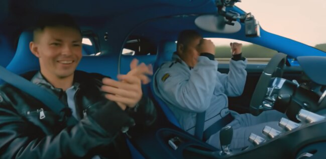 Police are investigating after a Czech millionaire was seen driving at 417 kilometres per hour on an motorway in Germany. Picture: Youtube