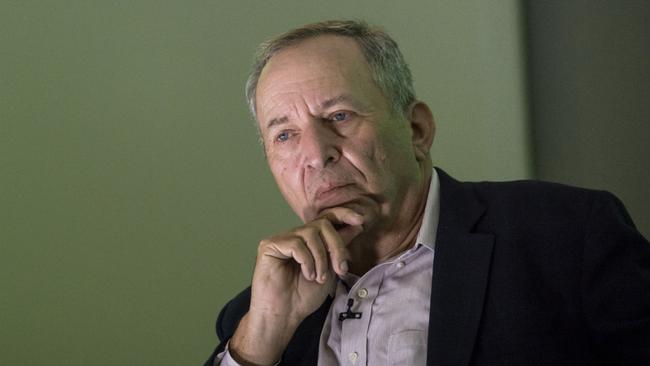 Former US Treasury Secretary Larry Summers: ‘I don’t think we’re in a terribly rational or sound place. I think we’re taking big risks.’ Picture: Bloomberg