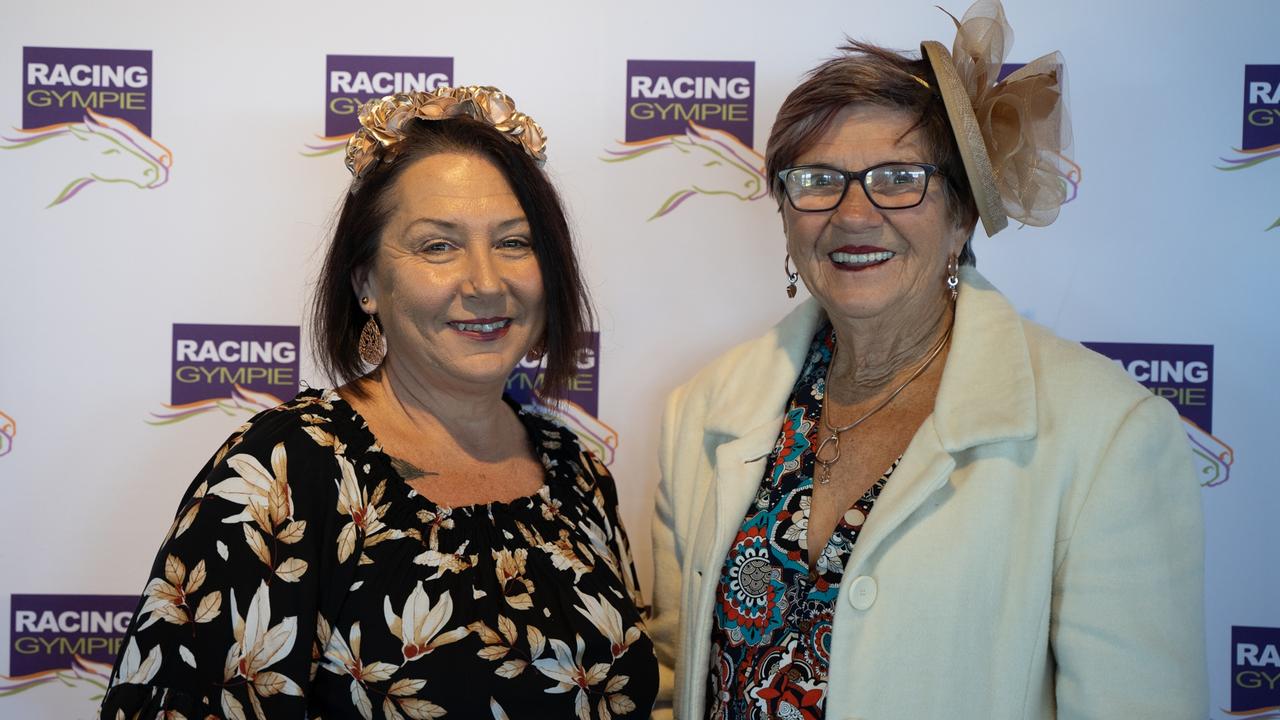 Marnie Nolan and Noela Nolan at the Gympie Muster Races. Saturday, August 19,. 2023. Picture: Christine Schindler