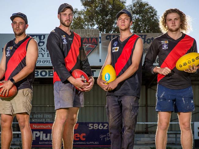 The Waaia Bombers are part of the Picola District Football Netball League which will go it alone in 2018. Picture: Mark Stewart