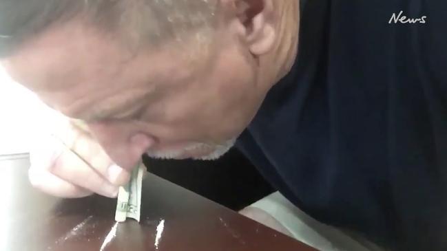 NFL coach films himself snorting 'white powder'