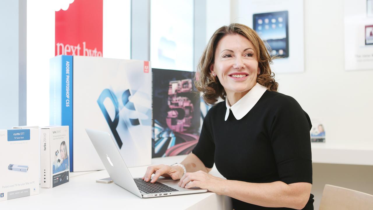 Maxine Horne when she was Chief Executive Officer of Vita Group Limited, pictured in their head office in Albion. Picture: Tara Croser