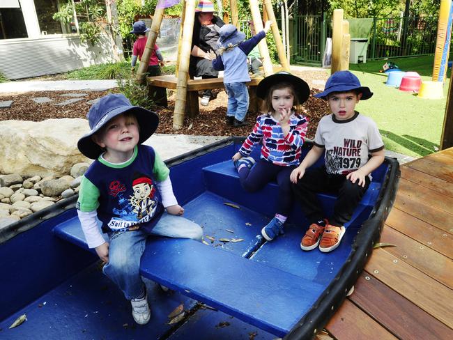 Kids at play at Betty Spears at Tempe. Picture: John Appleyard