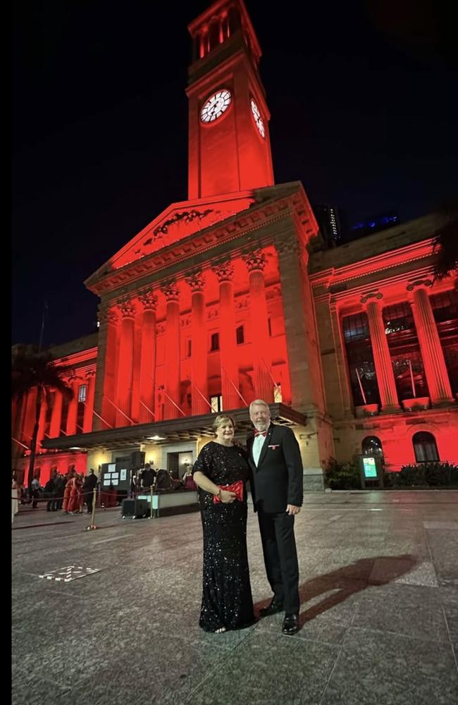 Bruce and Denise Morcombe outside the 20th annual Dance for Daniel in Brisbane.