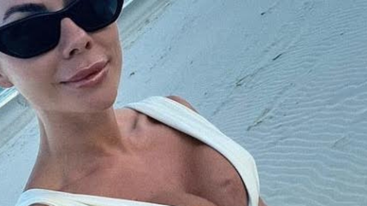 Sophie Guidolin’s fans spotted the lump on the weeekend. Picture: Instagram / Sophie Guidolin