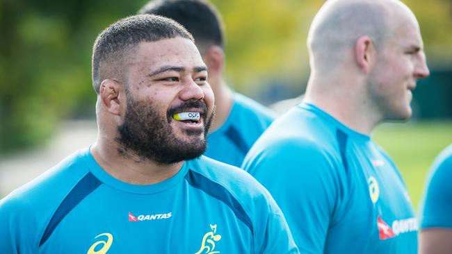 Latu will miss the Wallabies pre-World Cup training camp. Picture: Stuart Walmsley