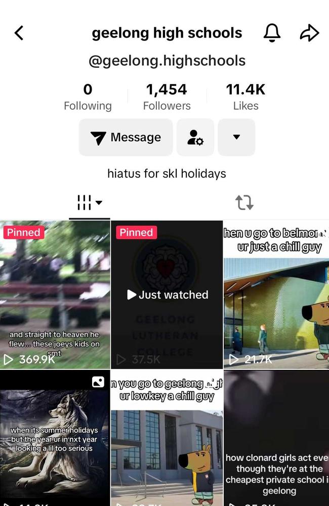 Some of the TikToks have received hundreds of thousands of views.