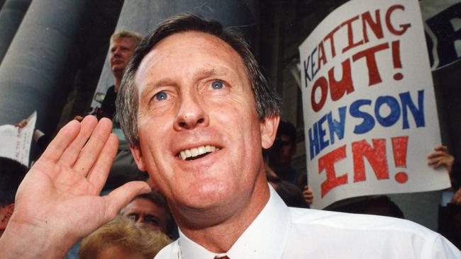 Former Opposition Leader Dr John Hewson has warned of ignoring the rise of young voters. Picture: News Corp Australia