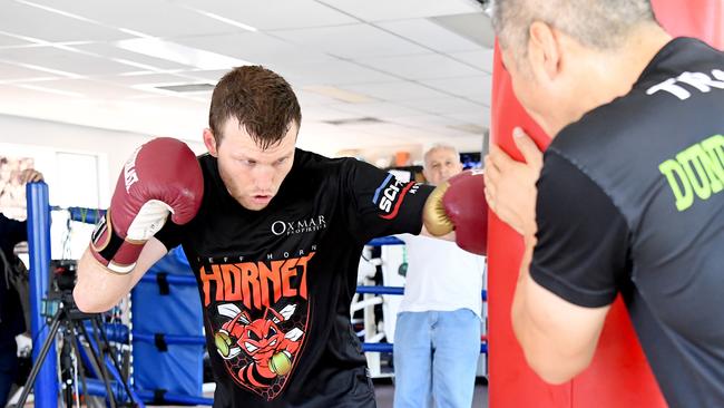 Jeff Horn takes on Michael Zerafa in Brisbane this week. Picture: Getty Images