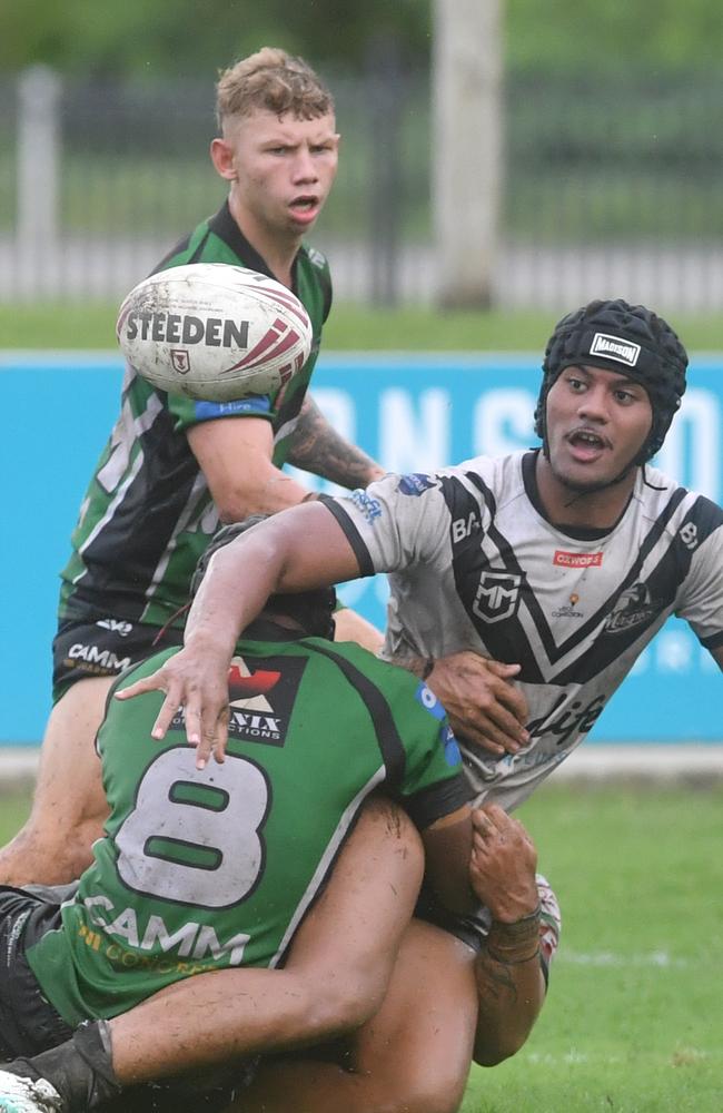 Meninga Cup Blackhawks against Souths Logan Magpies at Jack Manski Oval. Magpies Joseph Tupuse. Picture: Evan Morgan