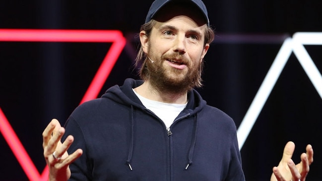 Mike Cannon-Brookes speaking at TEDxSydney. Source: Supplied.