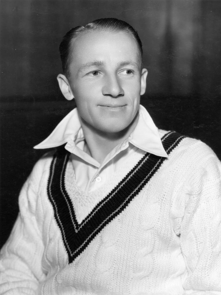 Australian cricketer Donald Bradman (1908 - 2001), the first cricketer to be knighted in 1949 for his services to cricket. Photo by Sasha/Hulton Archive/Getty Images