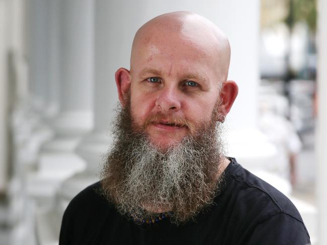 Ross Bester, is looking for security work, just moved home to Cairns from Kununurra, WA. For 5000 Jobs in 50 Days campaign. PICTURE: JUSTIN BRIERTY