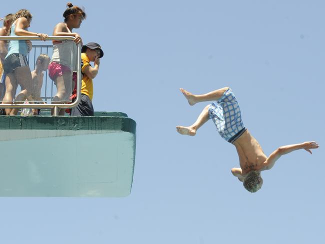 The pool is one of the few remaining in Sydney with its own dive pool.