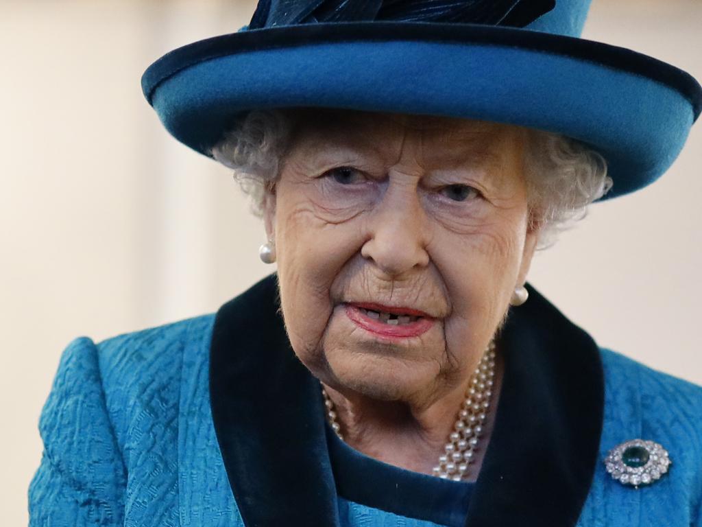 Queen Elizabeth at the Royal Philatelic society in London, November 26, 2019. Picture: Tolga Akmen/AFP.