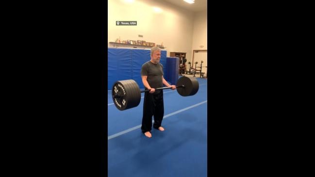 Chuck Norris 84 stuns fans with insane warm up workout