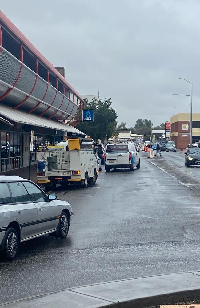 Inclement weather in Alice Springs