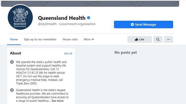 Changes to Facebook have affected the Bureau of Meteorology and Queensland Health, among others.