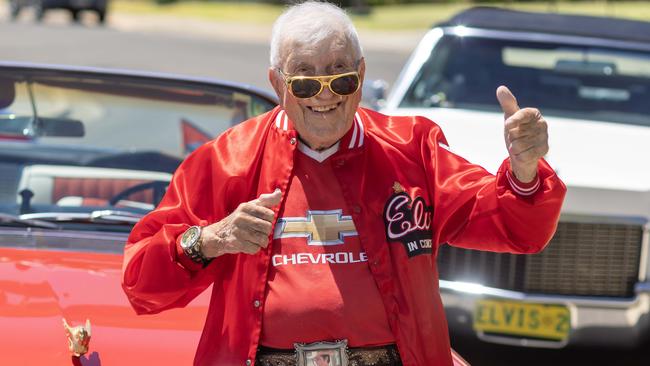 January 2, 2025: Elvis fan Pat Staltari will turn 100 on Monday, Jan 6.  Picture: Kelly Barnes