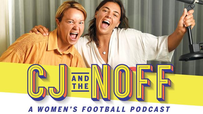 Courtney Cramey and Ebony Marinoff will talk all things ALFW – on and off the field – in their new Advertiser podcast CJ and the Noff.