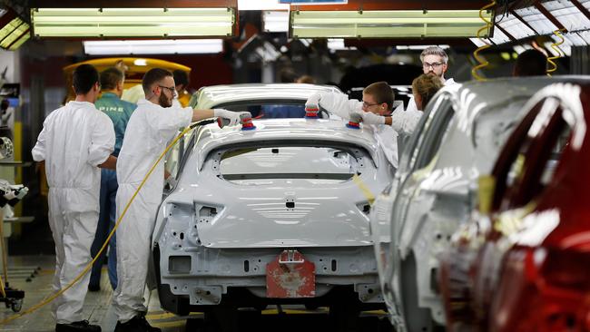 A Renault car plant in France. Picture: AFP