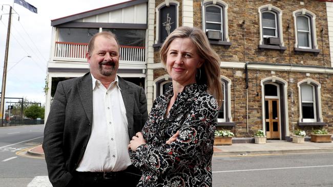 Siblings Richard, Melissa and Joanne Tonkin now run the pub (only Richard and Melissa are picture in this photo). Picture: Calum Robertson