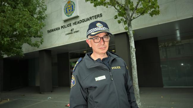 Tasmania Police inspector George Cretu said Saturday's explosion was not suspicious. Picture: Kenji Sato