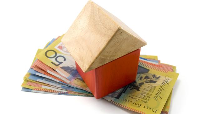 Home loan and Australian cash. Picture: iStock
