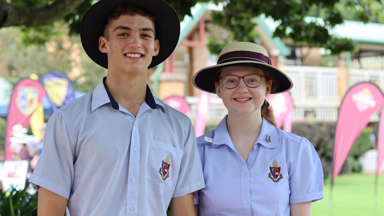 Toowoomba Anglican School students Samuel Lawrence and Charlotte Lacey were selected as the school's 2023 Head Boy and Girl. Picture: supplied.