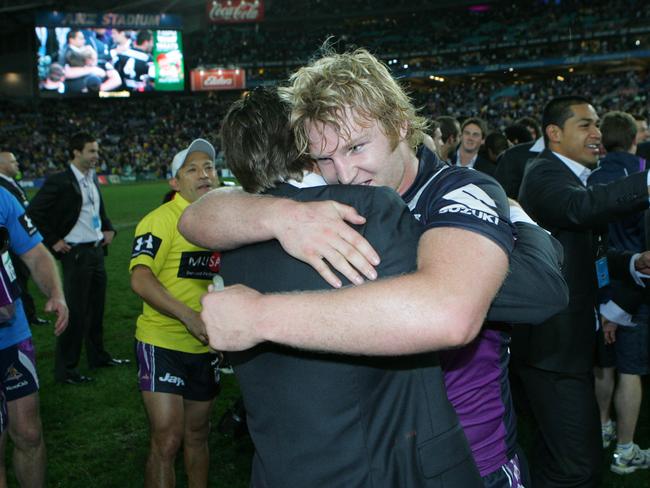 Aiden Tolman played for Melbourne in the 2009 NRL grand final. Credit: NRL Images.