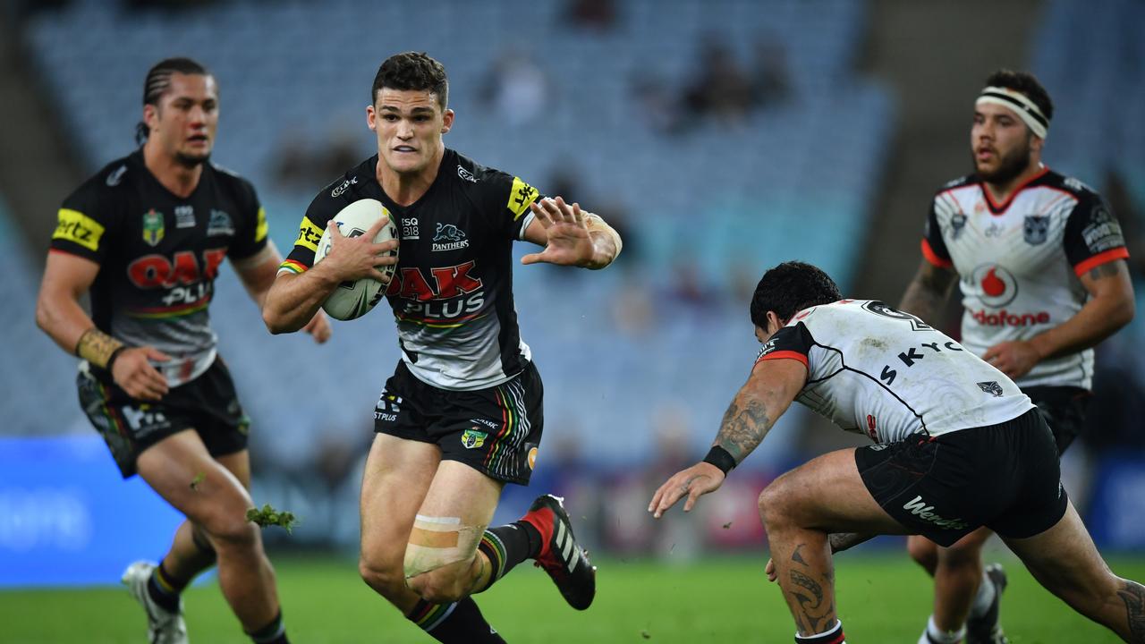 Nathan Cleary is a reliable option in the halves. (AAP Image/Joel Carrett) 