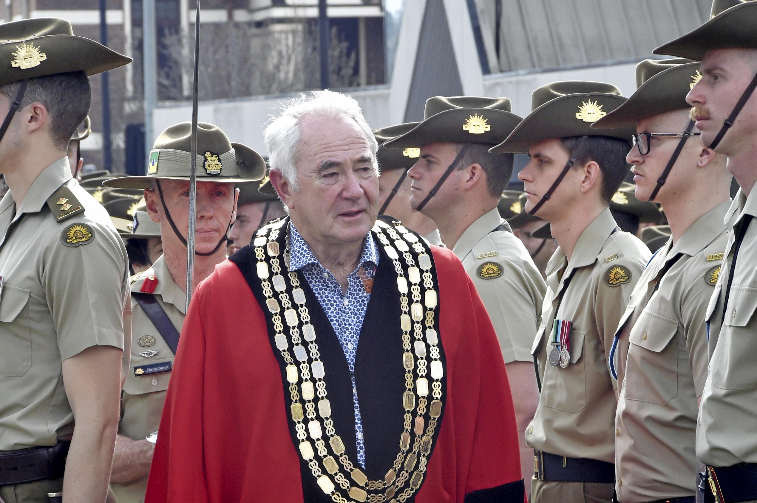 TRC Mayor Paul Antonio. Visitors to the 70th Carnival of Flowers were treated to a Freedom of the City ceremony.  Carnival of Flowers 2019: Freedom of the City. September 2019. Picture: Bev Lacey