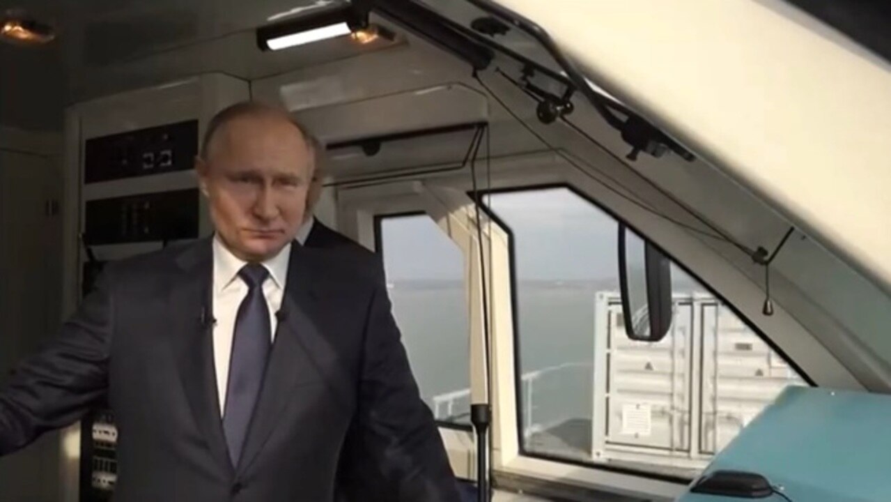 Putin Opens Rail Bridge Linking Russia to Crimea