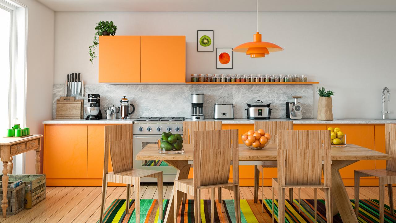 Boost your kitchen’s vibe with colour.