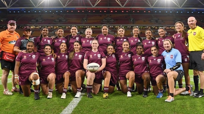 The Queensland team which took on NSW/ACT recently