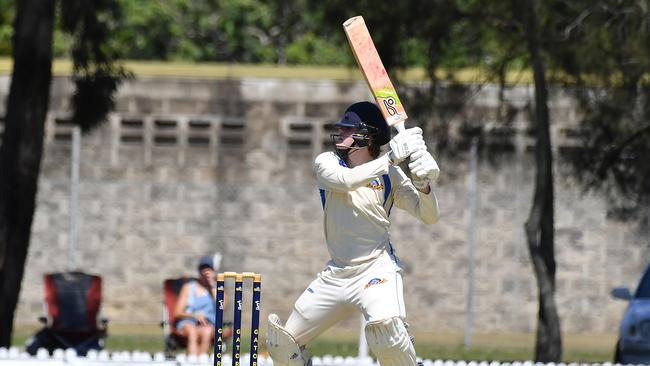 Sandgate Redcliffe batsman Liam Mills Cricket. Picture, John Gass